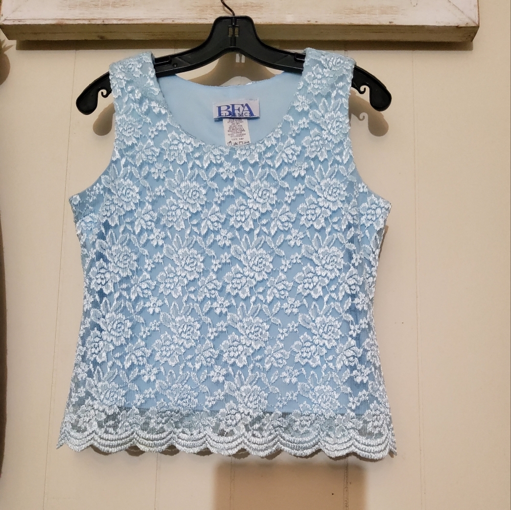 Vintage lace tank